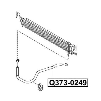 Фото автозапчасти патрубок интеркулера Q-FIX Q373-0249