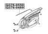 Фото автозапчастини молдинг передніх дверей MITSUBISHI OUTLANDER CW# 2006-2012 Q-FIX Q376-0550 (фото 1)