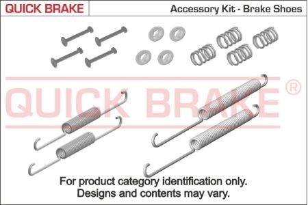 Фото автозапчасти р/к барабанних гальм. колодок QUICK BRAKE 105-0507