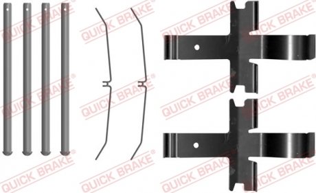 Фото автозапчасти монтажний компл.,гальм.колодки QUICK BRAKE 109-0081