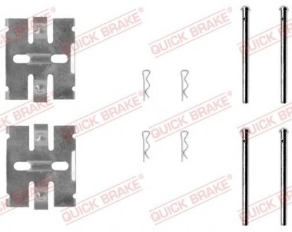 Фото автозапчастини монтажний набір дискових колодок QUICK BRAKE 1090932