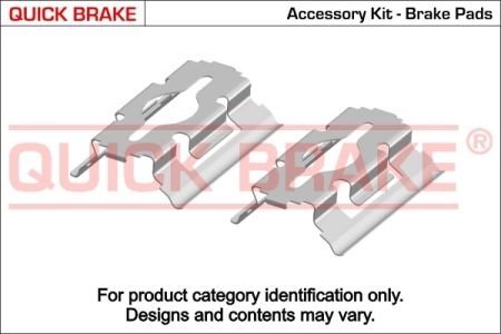 Монтажний набір дискових колодок QUICK BRAKE 109-1041