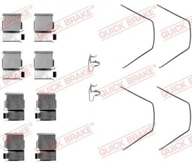 Фото автозапчастини монтажний набір дискових колодок QUICK BRAKE 1091093