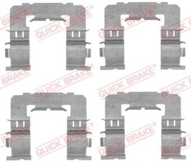 Планка супорта (переднього) прижимна (к-кт) Subaru Forester/Impreza/Outback 03- (Tokico) QUICK BRAKE 109-1742 (фото 1)