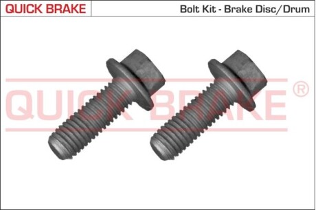 Фото автозапчасти болти кріплення гальм. дисків QUICK BRAKE 11558XK (фото 1)