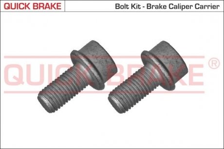 Фото автозапчастини болти кріплення гальм. дисків QUICK BRAKE 11631K (фото 1)