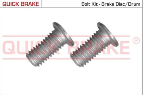 Фото автозапчастини болти кріплення гальм. дисків QUICK BRAKE 11672K