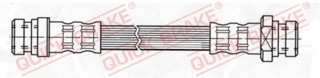 Фото автозапчастини гальмівний шланг QUICK BRAKE 27052