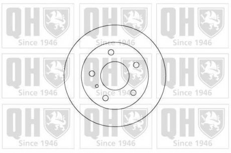 Тормозной диск QUINTON HAZELL BDC5173 (фото 1)