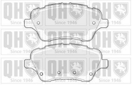 Гальмiвнi колодки дисковi QUINTON HAZELL BP1840