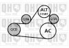Фото автозапчасти ремiнь клиновий к-т QUINTON HAZELL QDK103 (фото 1)