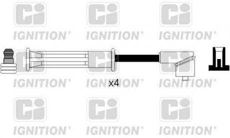 Фото автозапчасти комплект проводiв запалювання QUINTON HAZELL XC1090