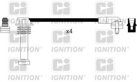 Комплект проводов зажигания QUINTON HAZELL XC402