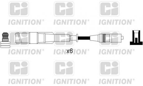 Фото автозапчастини комплект проводiв запалювання QUINTON HAZELL XC528