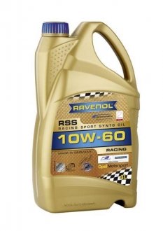 Фото автозапчасти олива для двигуна RAVENOL RSS 10W60 4L (фото 1)