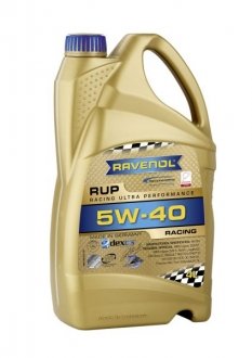 Фото автозапчасти олива для двигуна RAVENOL RUP 5W40 4L