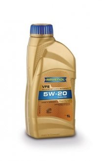 Фото автозапчасти масло двигателя Cleansynto (1L+) SAE 5W20 API CF, SN-RC, GM DEXOS1 GEN2, TOYOTA ILSAC GF-5 RAVENOL VFE SAE 5W20 1L (фото 1)