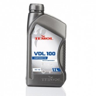 Олива моторна TEMOL Compressor Oil DIN 51506 (VDL) / ISO VG 100 (1л) Raznye T-COMPR-1L