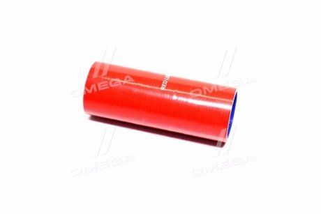 Патрубок радіатора Супер МАЗ нижній (СИЛІКОН червоний, D=60 мм, L=180 мм) RED LORRY 6422-1303025-01