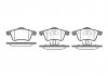 Колодки гальмівні дискові VW T4 (70XB, 70XC, 7DB, 7DW) передн. (вир-во) REMSA 0618.00 (фото 3)