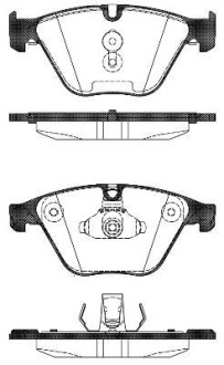 Фото автозапчасти bmw колодки гальм. передн. 5 touring (f11) 535 i 10-17 REMSA 1496.00