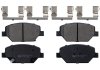 Фото автозапчасти комплект передних тормозных колодок OPEL INSIGNIA B, INSIGNIA B COUNTRY, INSIGNIA B GRAND SPORT 1.6/2.0/2.0D 03.17- REMSA 1631.02 (фото 1)