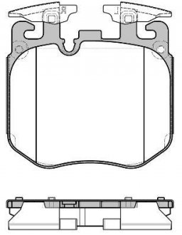 Фото автозапчасти bmw колодки гальмівні передні 3 g21/81,5 g30,6,7 g11,8,x3 g01,x4 g02,x5 g05,x6 g06 REMSA 1690.00 (фото 1)