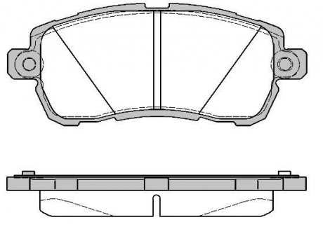 Фото автозапчасти ford гальм. колод. передн. ka+ iii REMSA 1728.00