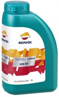 Фото автозапчасти моторное масло Carrera 10W-60 синтетическое 1 л REPSOL RP050G51