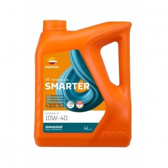 Фото автозапчасти rp smarter synthetic 4t 10w-40 (5х4л) 4-х тактное, api sn jaso t903:2011 ma2, синтетика, для середнє і високопотужних двигунів REPSOL RPP2064MGB