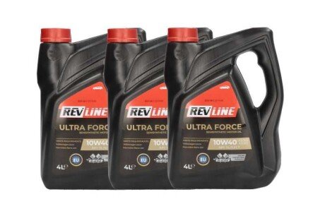 Фото автозапчасти олива для двигуна REVLINE ULTRAF10W404LSET