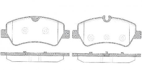 Колодки задние, 2.2TDCi, Ford Custom 12- (тип Bosch) ROADHOUSE 2152100 (фото 1)
