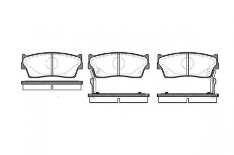 Ремкомплект суппорта (заднего) Audi Q7/VW Touareg 02-15 (d=28/30mm) (+4 поршня) (Brembo) ROADHOUSE 228902 (фото 1)