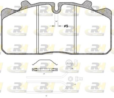 Фото автозапчастини кмп гальмівних колодок ROADHOUSE 2658.30