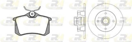 Комплект тормозов, дисковый тормозной механизм ROADHOUSE 826302 (фото 1)