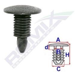 Фото автозапчасти крепление обивки (количество штук в упаковке: 10шт) ROMIX A175047