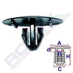 Фото автозапчастини кріплення оббивки LEXUS; TOYOTA ROMIX C70362