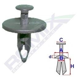 Фото автозапчастини кліпси, затискачі і кріплення ROMIX C70564