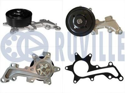 Фото автозапчасти toyota помпа воды auris, corolla, yaris 1.3 07- RUVILLE 561561