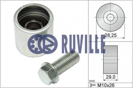 Фото автозапчастини ролик ведущий AUDI, SEAT, VW RUVILLE 56383