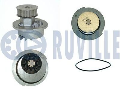 Фото автозапчасти водяна помпа Opel 1.2i/1.4i/1.6i/ Daewoo Lanos 1.2/1.4/1.5 05.97- RUVILLE 56437P