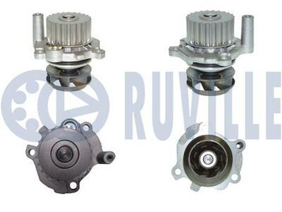 Фото автозапчасти водяна помпа VAG A3/A4/A6/Fabia/Octavia/Superb/Bora/Caddy III/Golf IV/Passat/T-5 1.8/1.8T 20V/2.0 Ecofuel 1996- RUVILLE 56864A