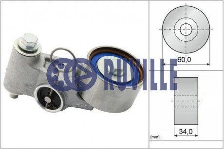 Фото автозапчасти натяжитель ремня ГРМ SUBARU LEGACY/FORESTER 16-20 96- RUVILLE 58107 (фото 1)