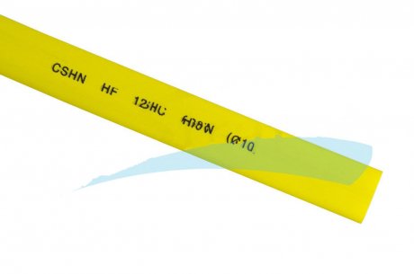 Трубка термічна 10.0mm-5.0mm жовта S.M.R. TECHNIC DRS-10 YELLOW (фото 1)