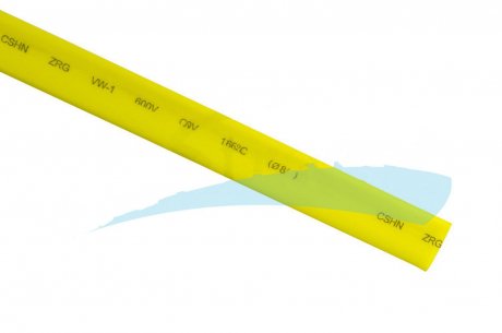 Трубка термическая 8.0mm-4.0mm желтая. S.M.R. TECHNIC DRS-8 YELLOW (фото 1)