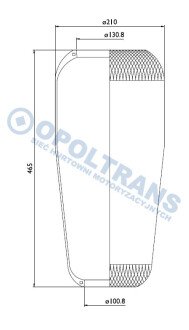 Фото автозапчасти membrana 882N1 MAN F/M/L2000 /T/ Sabo 0802020043 (фото 1)