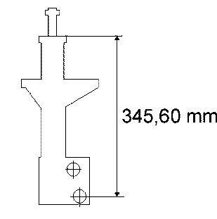 Амортизатор передний левый/правый Volkswagen PASSAT B3/B4 1.6-2.8 02.88-05.97 SACHS 230 315