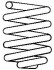 Фото автозапчастини задня пружина підвіски задняя ліва/права (для авто із стандартною підвіскою) SEAT CORDOBA VARIO, INCA, TOLEDO I; Volkswagen CADDY II, POLO, POLO CLASSIC 1.7D/1.9D 08.95-01.04 SACHS 997 597 (фото 2)