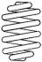 Фото автозапчасти передняя пружина подвески передняя левая/правая (для авто со стандартной подвеской) FORD MONDEO III 1.8/2.0 10.00-03.07 SACHS 997 669 (фото 2)