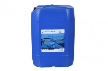 Фото автозапчасти масло трансмиссионное минеральное Ecofluide M (20L +) 75W80 API GL-4; MAN 341 Z5; MB 235.41; ZF TE-ML 02 SACHS ZFECOFLUIDM20L